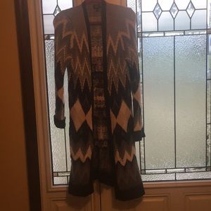 Long duster cardigan